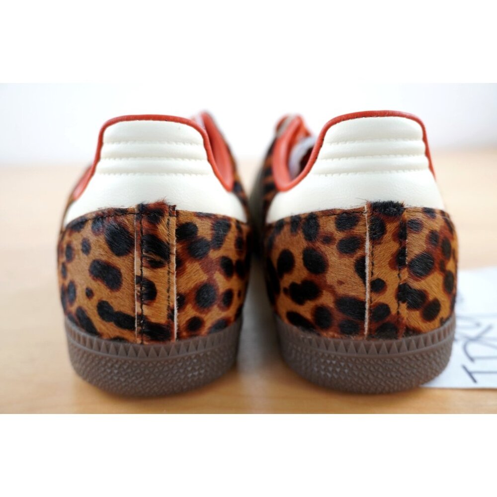 Adidas Samba OG Red Leopard Women's Shoes - Picture 8 of 10